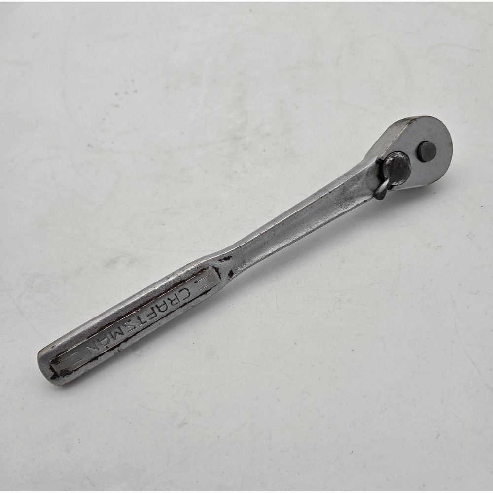 Vintage Craftsman 1/2" Drive Ratchet Socket Wrench USA Forged V-44975